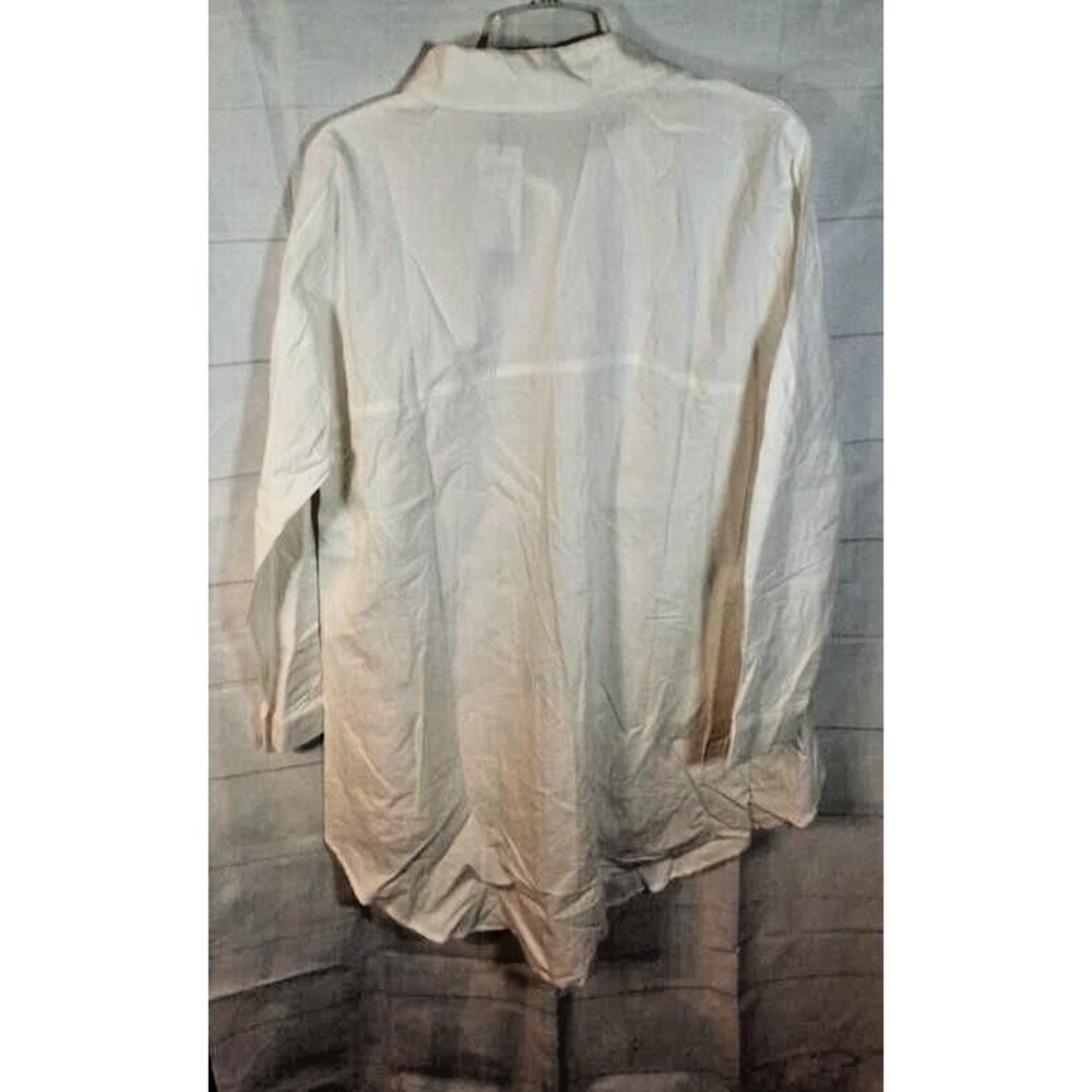 Zanzea White Long Sleeve Tunic Size XXL Boho‎ NWT - Picture 2 of 11